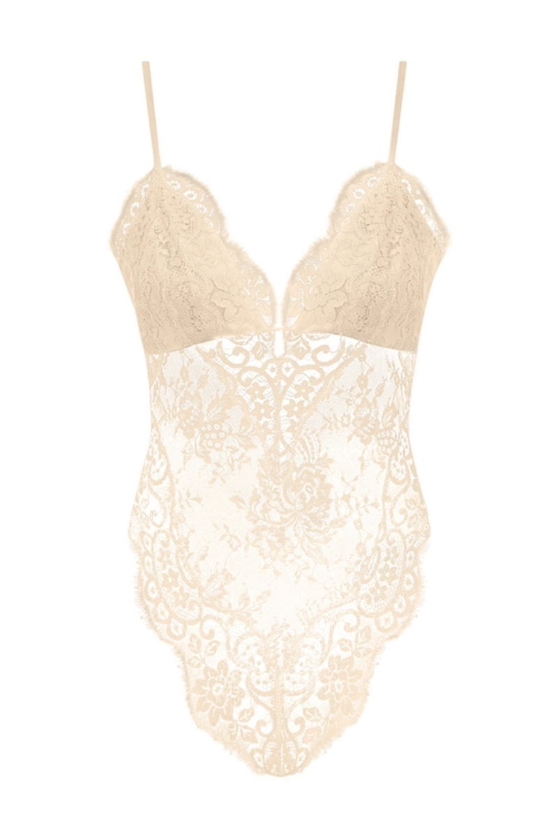 Seraphina Lace Set – Ivory & Champagne
